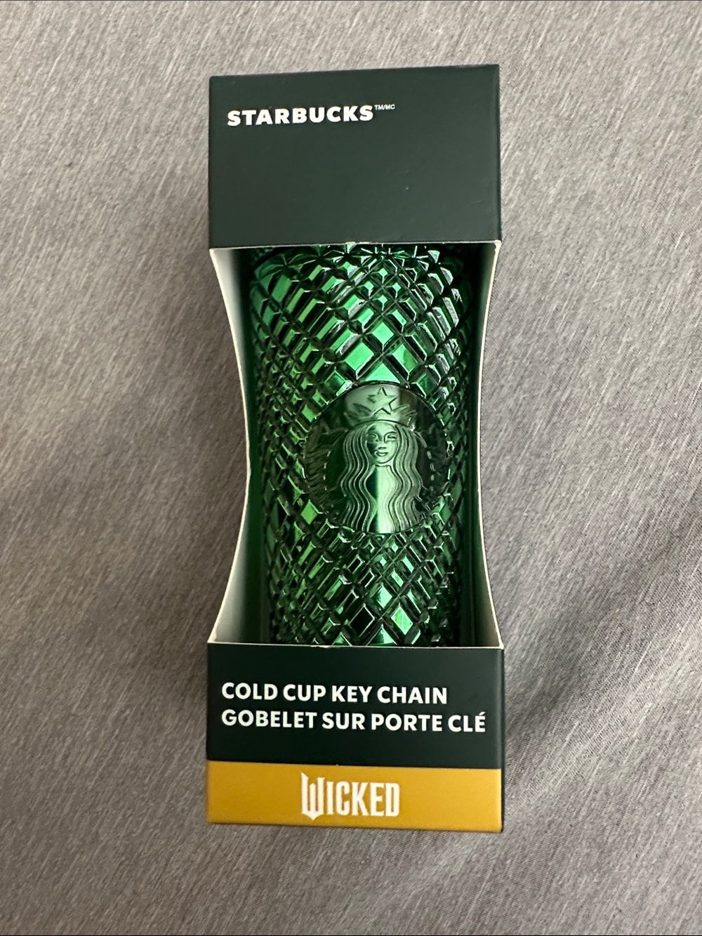 Starbucks Wicked Emerald City Cold Cup Keychain Limited Edition